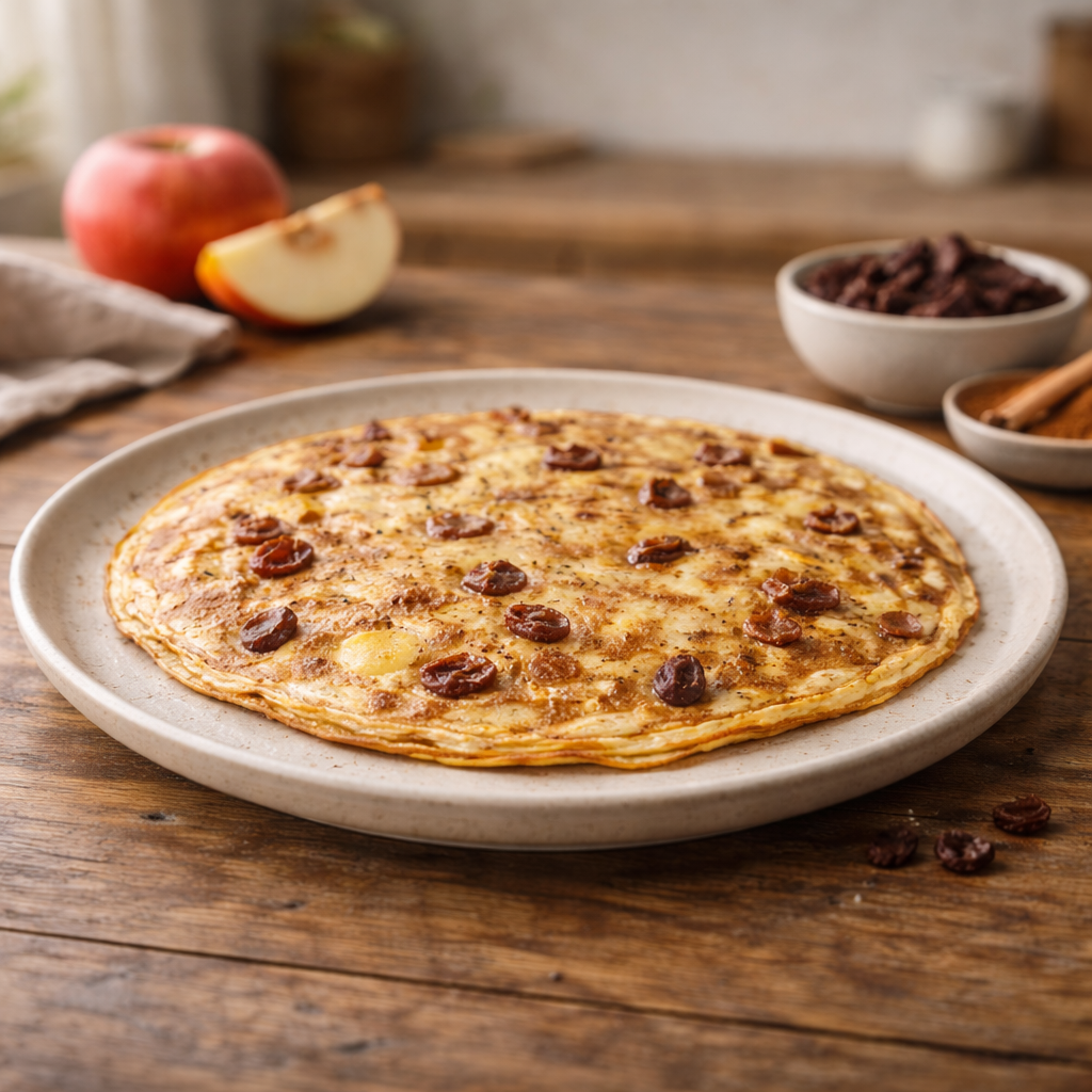 Appel rozijn pannenkoeken met kaneel maken