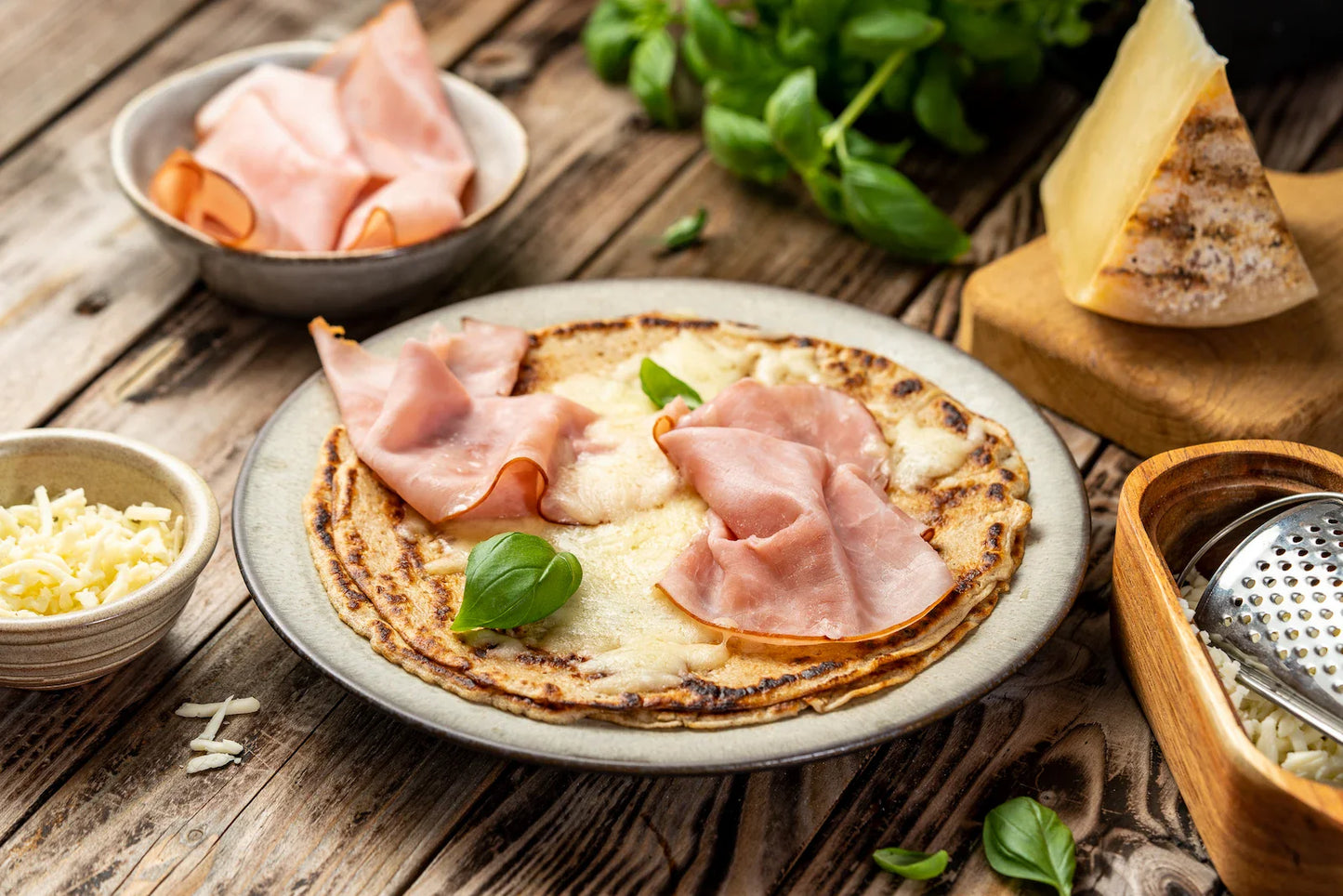 Ham-kaas pannenkoek maken
